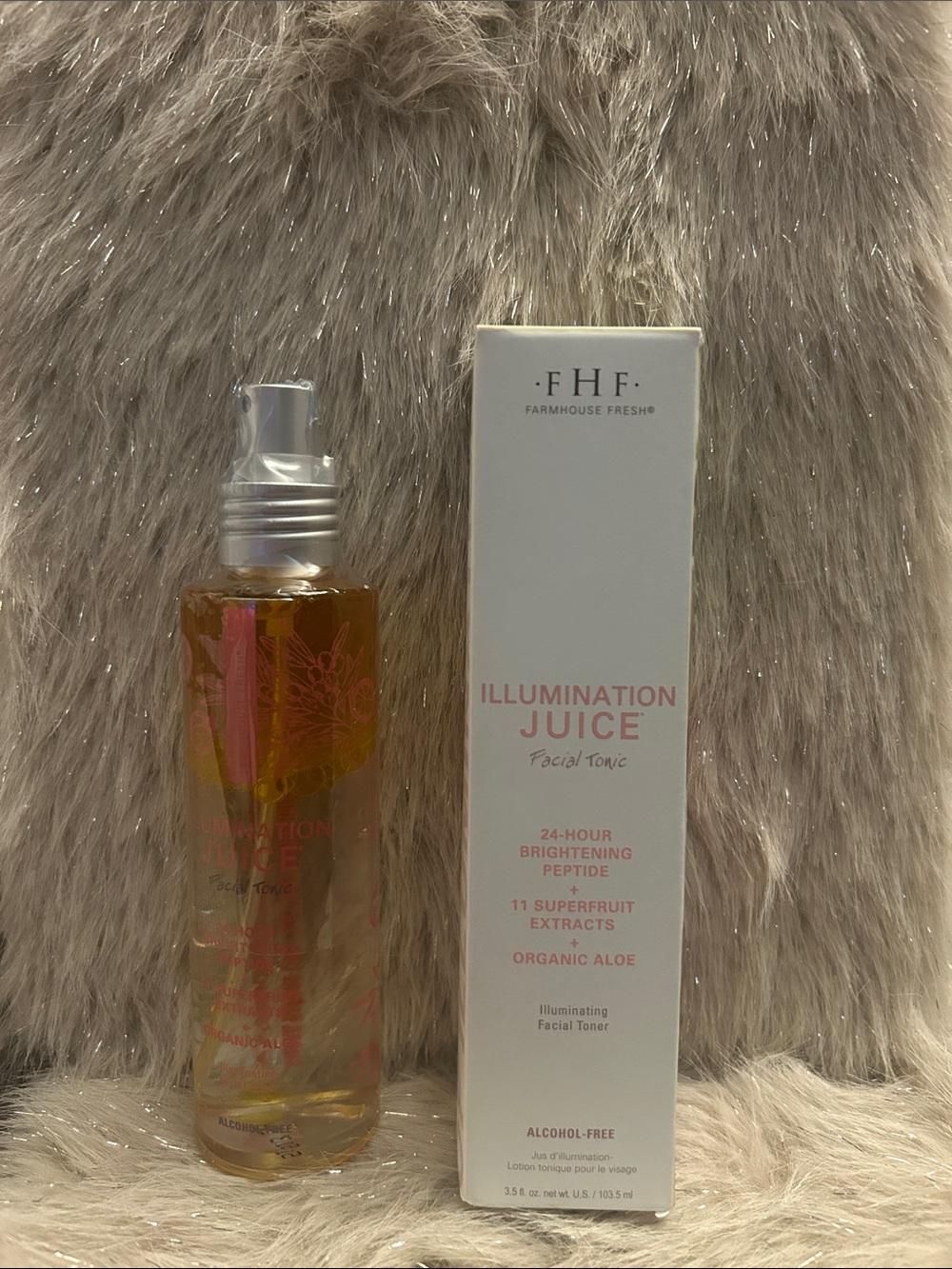 Farmhouse Fresh Illumination Juice Facial Tonic- Peach-Toned Radiance